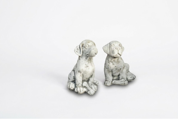 Tuindecoratie Hond Terras Steenfiguren Figuur Decoratie Standbeeld