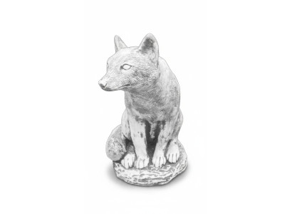 Tuindecoratie Vos Terras Steen Figuren Figuur Decoratief Standbeeld