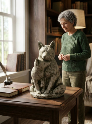 Tuindecoratie Kat standbeeld Sculptuur Figuren Beeldhouwwerken Designer Figuur