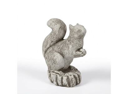Tuindecoratie eekhoorn decoratie terras steen figuren figuur standbeeld