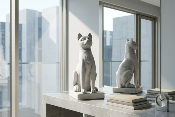 Egyptische kattenstandbeeld figuur beelden tuindecoratie terras