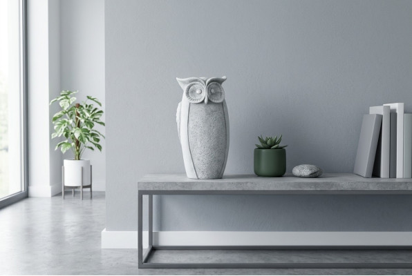 Tuindecoratie Uil Terras Steen Figuren Decoratieve Figuur Natuur Standbeeld
