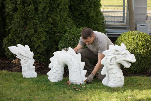 Figuur Slang Draak Tuin Standbeeld Sculptuur Sculpturen Figuren