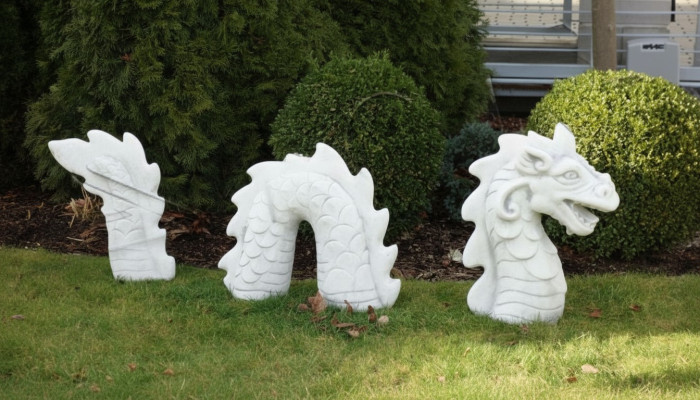 Figuur Slang Draak Tuin Standbeeld Sculptuur Sculpturen Figuren
