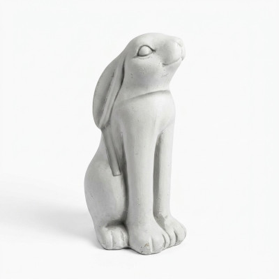Tuindecoratie Konijn Terras Steen Beelden Decoratieve Figuur Natuur Standbeeld.