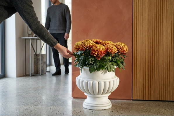 Bloempotten Decoratieve box Pot Bloempotten XXL Beton Tuin Terras