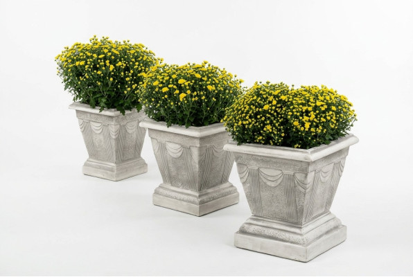 Figuur Wit Bloempot Plantenbak Figuur Decoratie Bloempotten Tuin