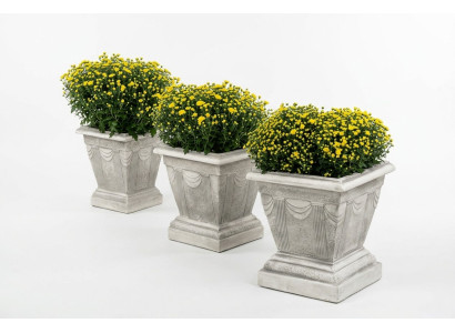 Figuur Wit Bloempot Plantenbak Figuur Decoratie Bloempotten Tuin