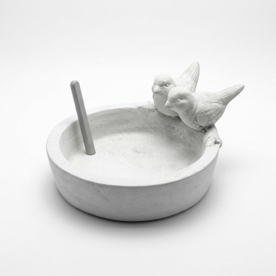 Decoratie Vogel Drinkbak Sculptuur Ontwerp Figuur Standbeeld Tuin Beelden Standbeelden