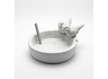 Decoratie Vogel Drinkbak Sculptuur Ontwerp Figuur Standbeeld Tuin Beelden Standbeelden