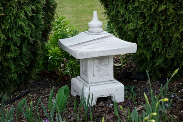 Feng Shui, tuinbeeld, sculptuur, Japanse betonnen tuindecoratie ontwerp huisfiguur