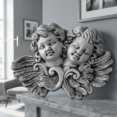 Engel 24cm Sculptuur Ontwerp Figuur Standbeeld Tuin Beelden Standbeelden