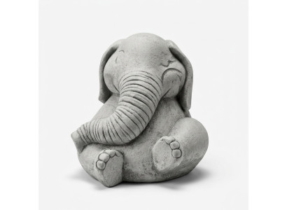 Ontwerp Figuur Olifant Sculptuur Figuren Beeldhouwwerken Beelden Wit Cartoon Standbeeld