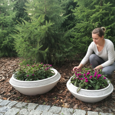 Bloempot plant pot decoratie vazen natuur figuur tuin bloempotten