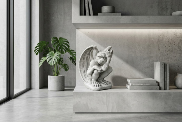 Beeldhouwwerk Draak Kind Tuinbeelden Decoratieve Standbeelden