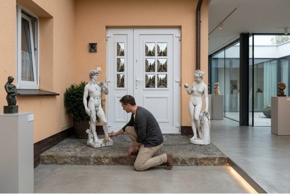 Eva 120cm Sculptuur Ontwerp Figuur Standbeeld Tuin Figuren Standbeelden