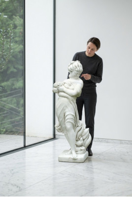 Vrouw 122cm sculptuur ontwerp figuur standbeeld tuin beelden beelden