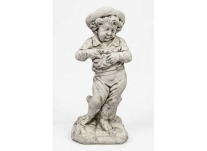 Jongen 69cm figuur standbeeld beeldhouwwerk beelden sculptuur standbeelden tuindecoratie