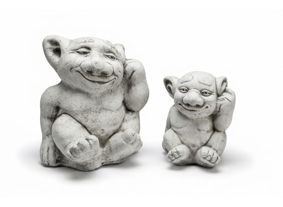 Trol 18cm sculptuur design figuur standbeeld tuin decoratieve figuren standbeelden