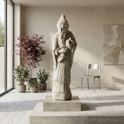 Chinese Confucius beeld standbeeld figuren sculptuur tuin