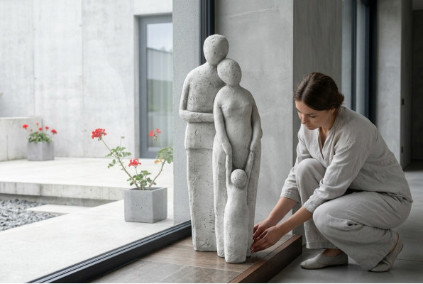 Ontwerper figuur sculptuur figuren sculpturen standbeeld standbeelden decor abstract