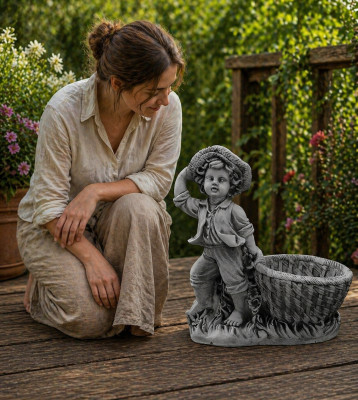 Bloempot plant natuur pot decoratie tuin bloempotten vazen figuur