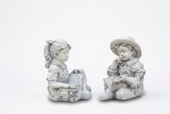 Jongen 44cm figuur standbeeld figuren sculptuur beelden tuin