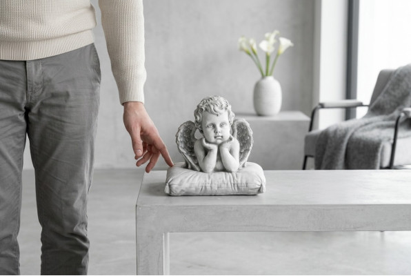 Engel Figuur Standbeeld Grafsteen Figuren Standbeelden Sculptuur Sculpturen