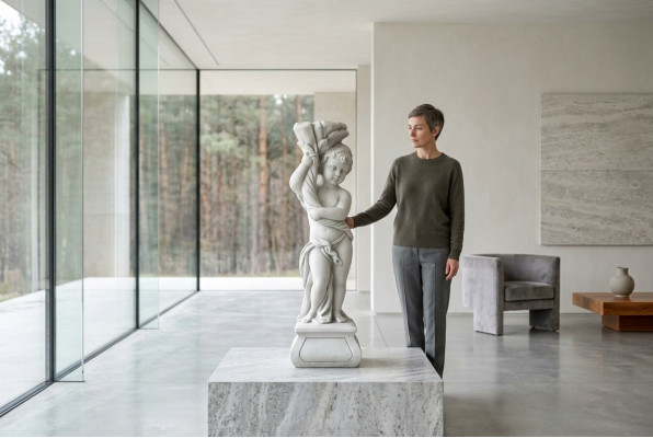 80cm Deco Sculptuur Ontwerp Figuur Standbeeld Tuin Figuren Beelden