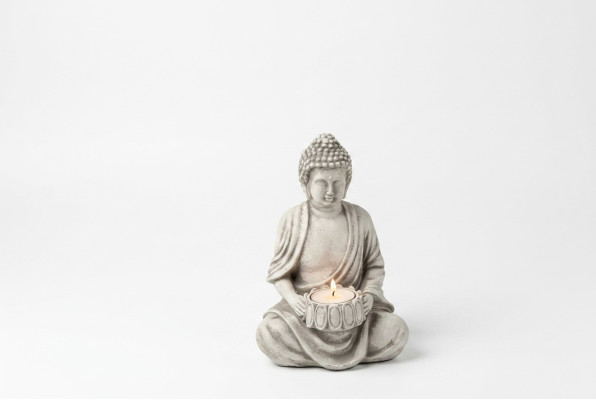Buddha beeld waxinelicht kaarsenstandaard Groot beeld tuin