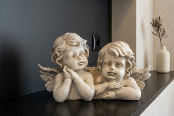 Grabbengel Engel Beschermengel Grafversiering Steen Decoratie Figuur
