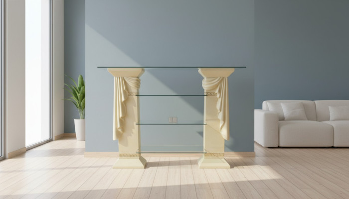 Ontwerp Vitrinekast Glaszuil Kast Vitrines Kasten Medusa Dressoir