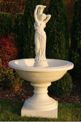 Zierfontein fontein sculptuur fontein decoratie tuin fontein vijver nieuw --> Versierde fontein fontein sculptuur fontein decoratie tuin fontein vijver nieuw