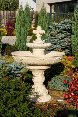 Zierbrunnen Fontein Fontein Decoratie Deco Tuin Fontaine Vijver FIORE