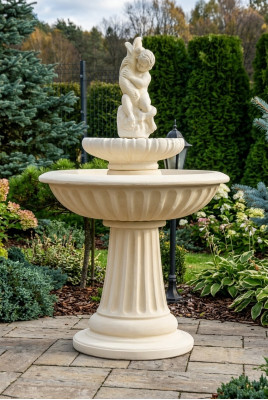 Zierfontein, fontein 150cm sculptuur fontein decoratieve tuin fontein vijver nieuw  Decoratieve fontein, fontein van 150 cm, sculptuur fontein, decoratieve tuin fontein vijver nieuw