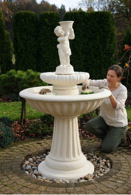 Fontein Tuinvijver Fontein Steen Steenfontein Tuinfontein Fontein Nieuw
