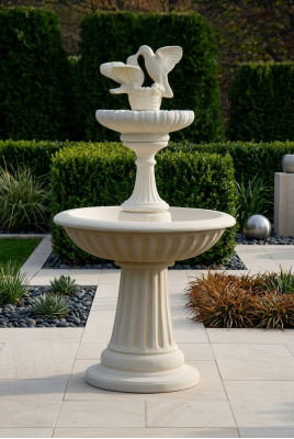 Zierfontein, fontein, sculptuur 171cm, fontein decoratie tuin fontein vijver nieuw