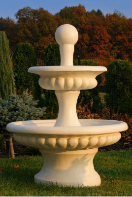 Fontein Tuinvijver Tuinfontein 163cm Stenen fontein Tuinfontein Fontein Nieuw.