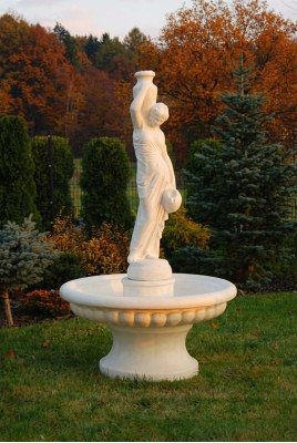 Zierfontein Fontijn Figuur 206cm Fontein Decoratie Tuin Fontein Vijver