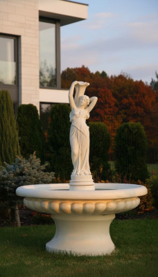 Zierfontein fontein figuur 164cm fontein decoratie tuin fontein vijver