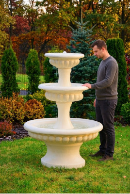 Fontein met sculptuur fontein decoratie tuin fontein vijver nieuw 171cm Fontein met sculptuur fontein decoratie tuin fontein vijver nieuw 171cm