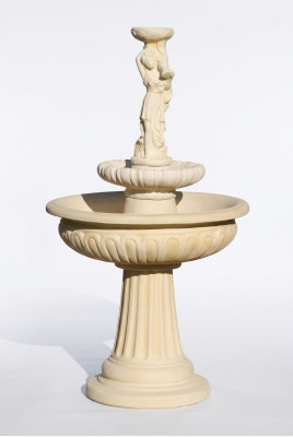 Springvijver Kikkerfontein Fontein Stenen fontein Tuinfontein Fontein 164 cm