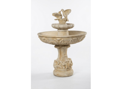 Springbrunnen Froschbrunnen Brunnen Steinbrunnen Gartenbrunnen Fontaine 155cm  Fontein Kikkerfontein Fontein Stenen fontein Tuinfontein Fontein 155cm