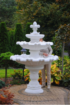 Zierfontein Watersculptuur Fontein Deco Tuin Fontein Vijver 187 cm Nieuw