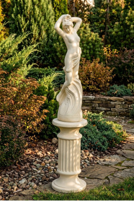 Zuil zuilen voor figuur sculptuur figuren standbeeld terrasontwerp tuindecoratie