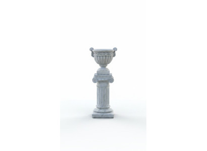 Zuilen zuil voor figuurdecoratie sculptuur beeld standbeeld terrasontwerp tuin.