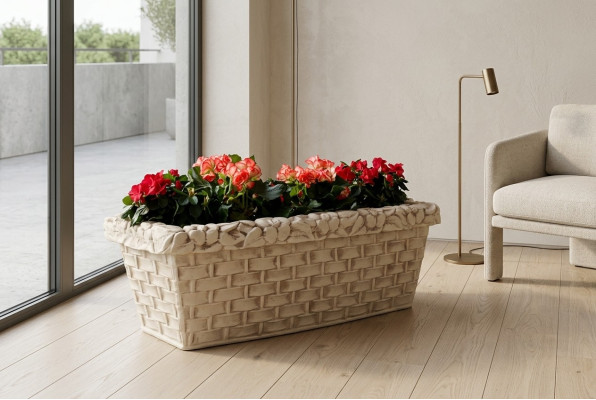 Tuin Bloemenmand Bloemcontainer Terrasdecoratie Standbeeldfiguren Bloembak
