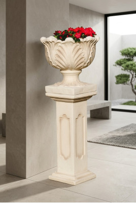 Vaas Tuin Bloemenmand Bloemen Terras Decoratie Standbeeld Figuren Bloembak