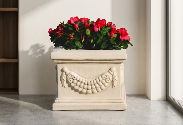Bloemenmand Bloembak Bloemenvat Terrasdecoratie Standbeeldfiguren Tuin