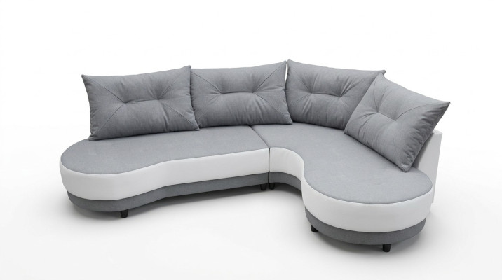 Poef bank Loungesofa Bank Zithoek Woonkamer met kussens Bank L-vorm